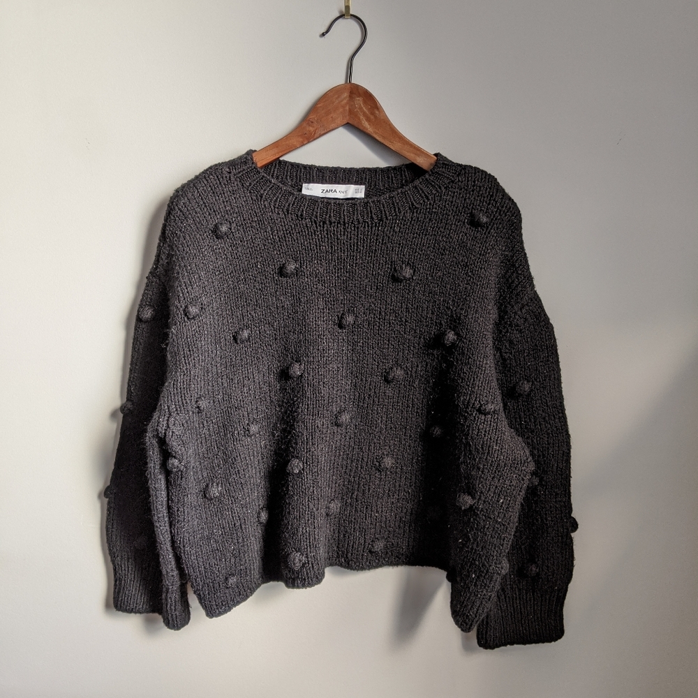 Zara pompom knit